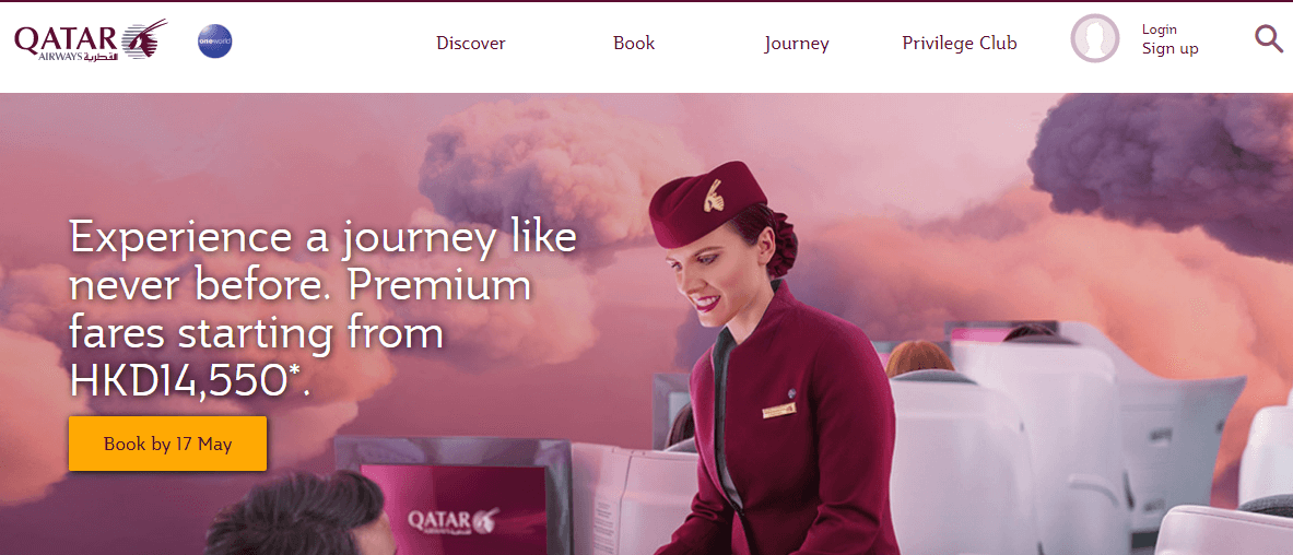 2019卡塔爾航空Qatar Airways推出歐洲航線商務艙優惠，香港飛法蘭克福商務艙連稅HK$16,476起優惠，可以Openjaw/聖誕/跨年出發航班都有，快來定plan飛歐洲